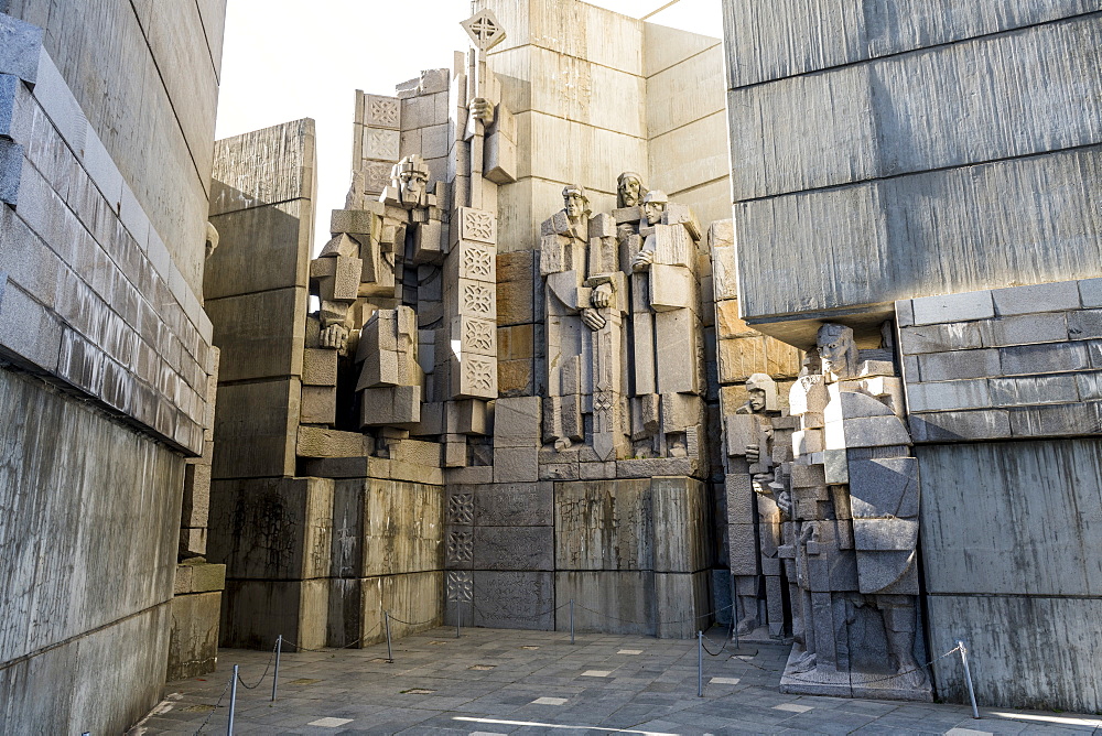 Founders of the Bulgarian State Monument (Monument to 1300 Years of Bulgaria), Shumen, Bulgaria, Europe