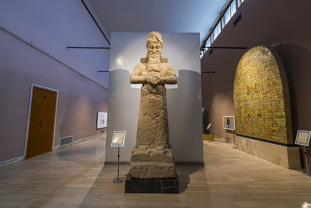 Antique artefacts in the National Museum of Iraq, Baghdad, Iraq, Middle East