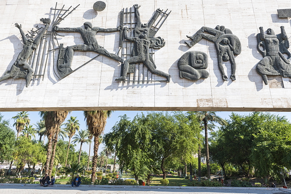 Freedom Monument,Tahrir square in Downtown, Baghdad, Iraq, Middle East