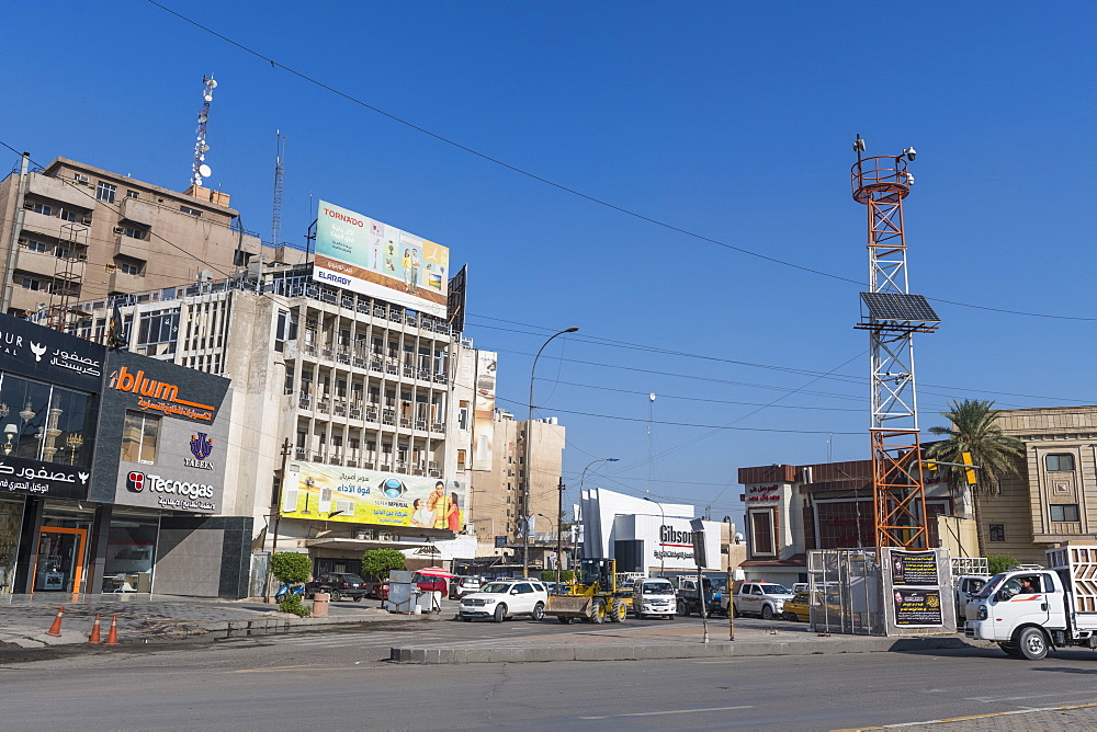 Business district, Baghdad, Iraq, Middle East