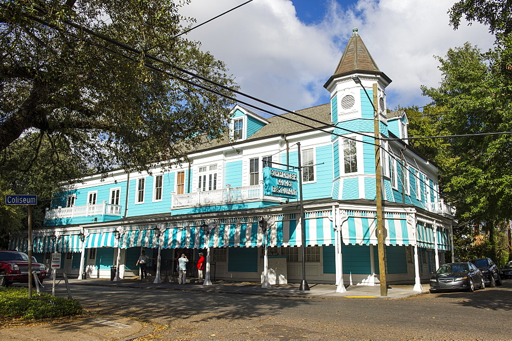 Historical house in the garden district, New Orleans, Louisiana, United States of America, North America