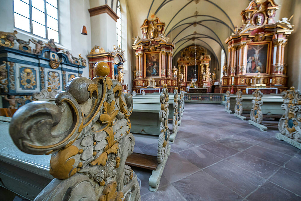 Princely Abbey of Corvey, UNESCO World Heritage Site, North Rhine-Westphalia, Germany, Europe