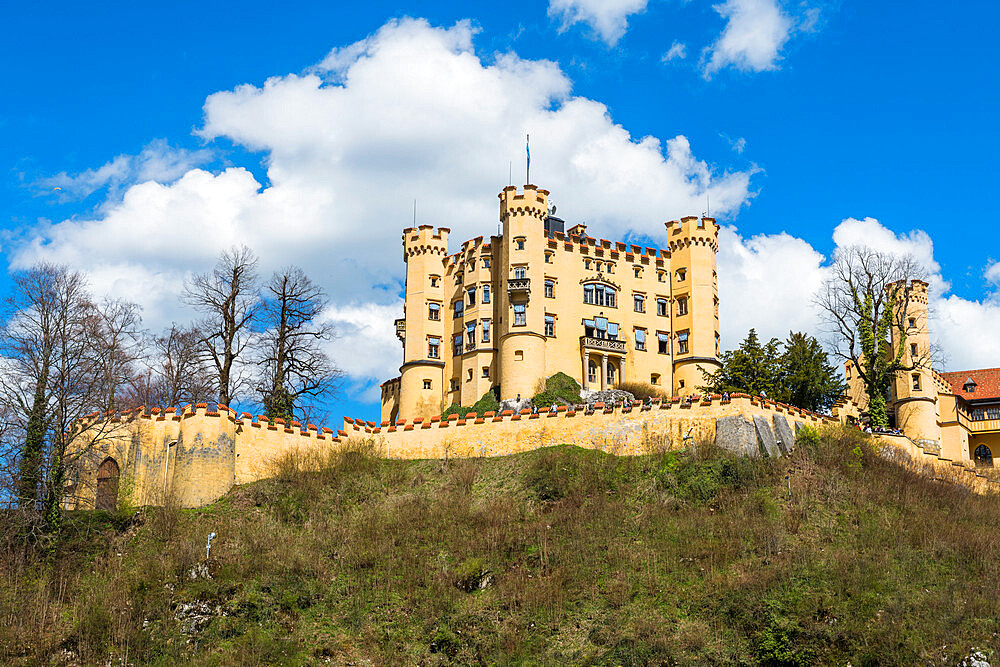 Castle Hohenschwangau, Schwangau, Bavaria, Germany, Europe