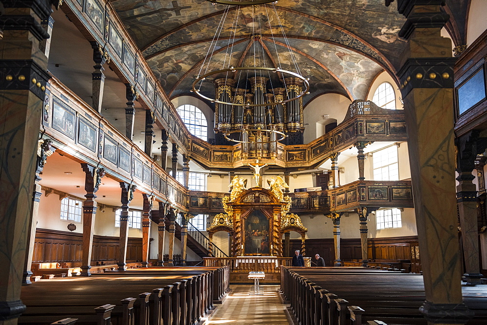 Interior of the Dreifaltigkeitskirche next to Speyer Cathedral, Speyer, Germany, Europe