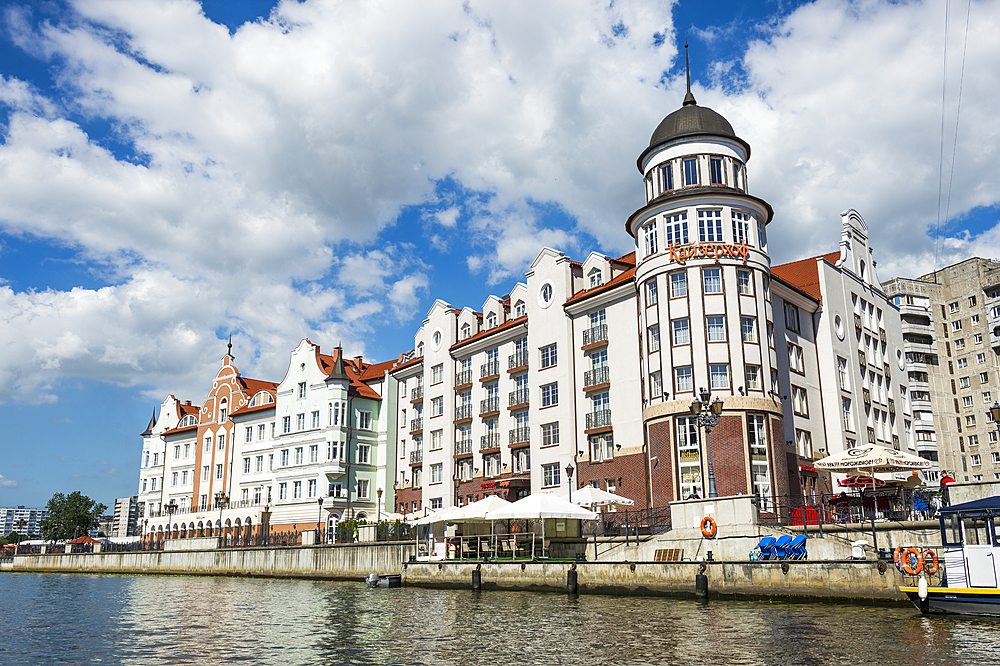 Fishing Village along the Pregel River, Kaliningrad, Russia, Europe