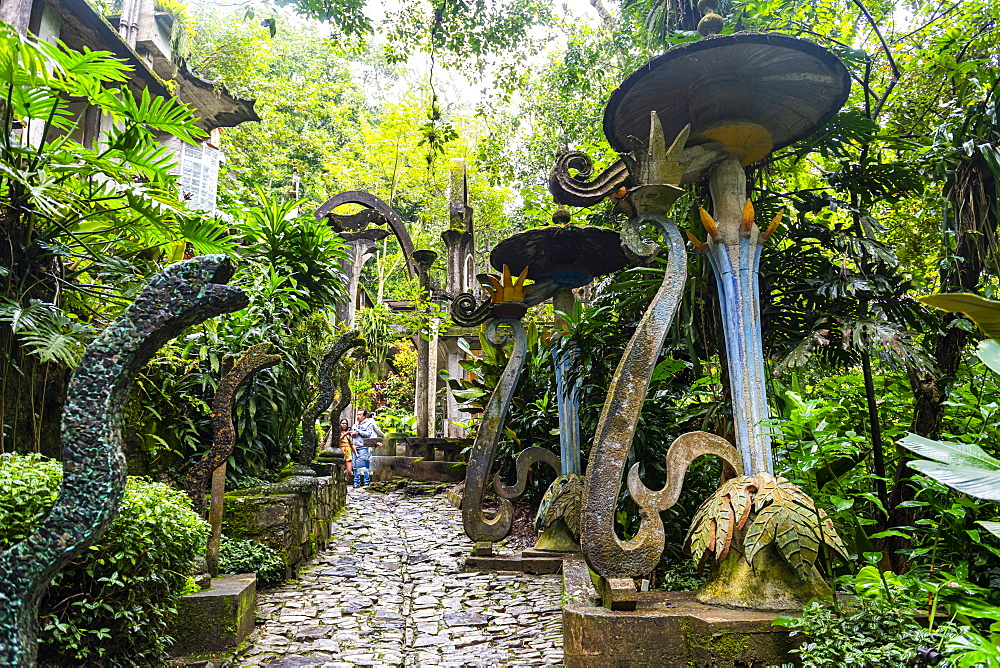 Surrealist sculpture park Las Pozas, Xilitla, Las Pozas, San Luis Potosi, Mexico, North America