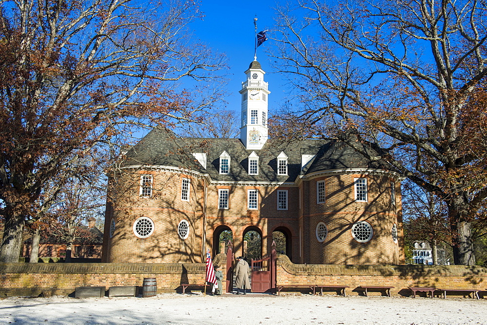 Capitol Building in historical Williamsburg, Virginia, United States of America, North America