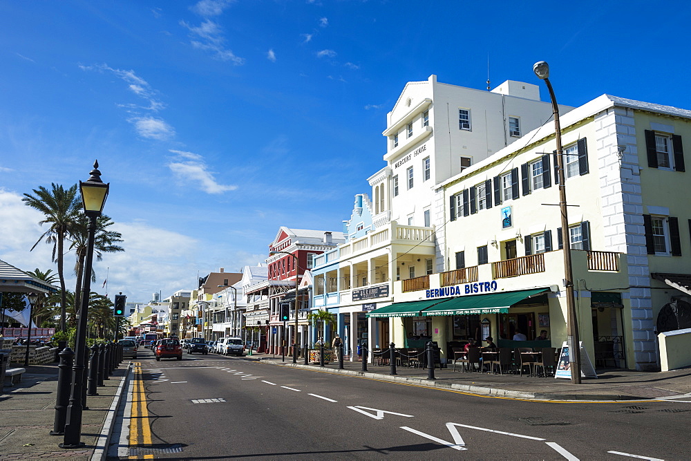 Historical seafront, Hamilton, Bermuda