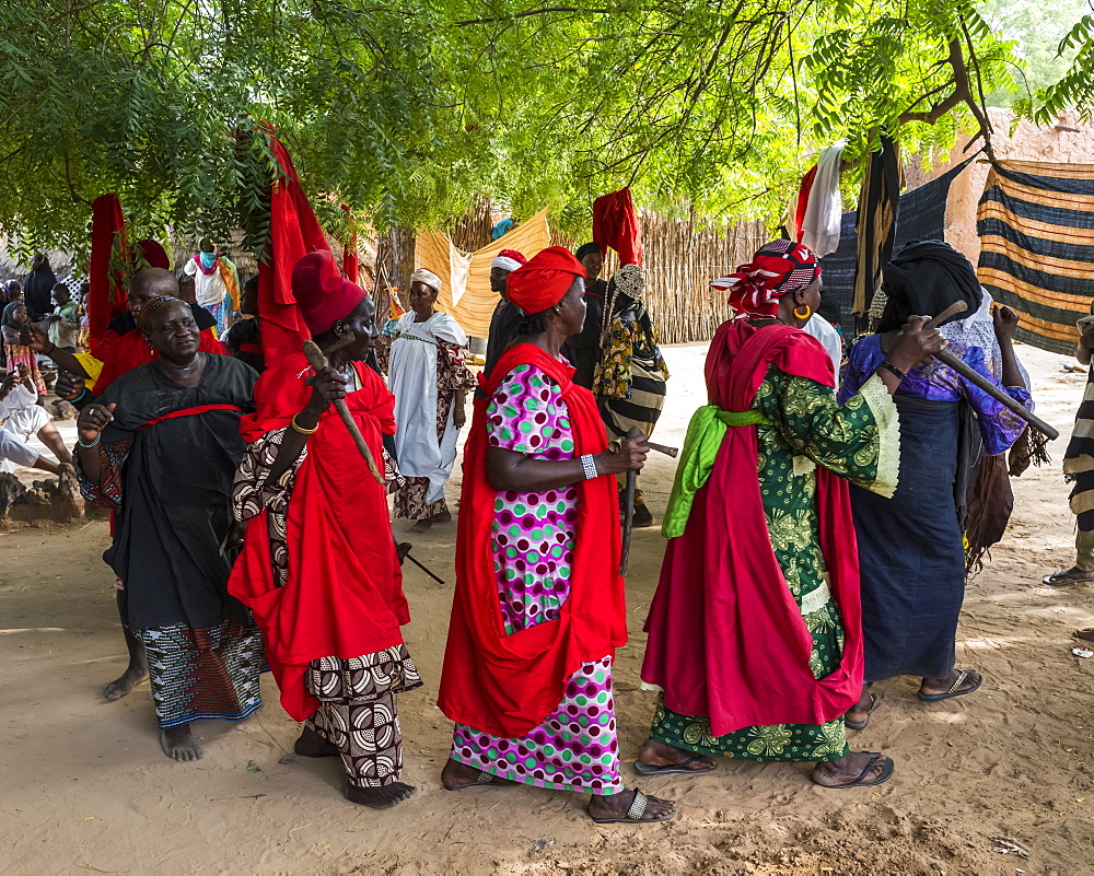 Voodoo ceremony in Dogondoutchi, Niger, West Africa, Africa