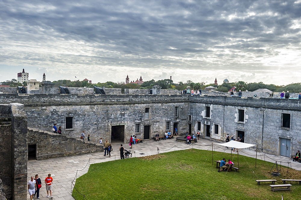 Castillo de San Marcos, St. Augustine, oldest continuously occupied European-established settlement, Florida, United States of America, North America