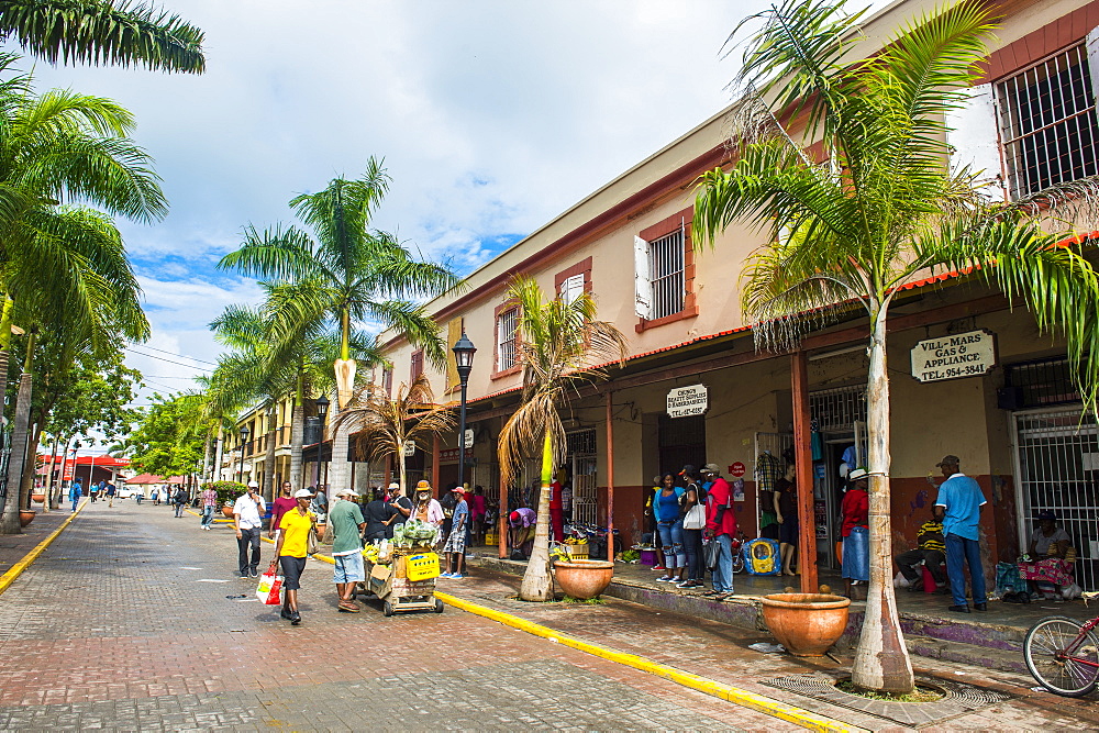 Historical buildings, Falmouth, Jamaica, West Indies, Caribbean, Central America