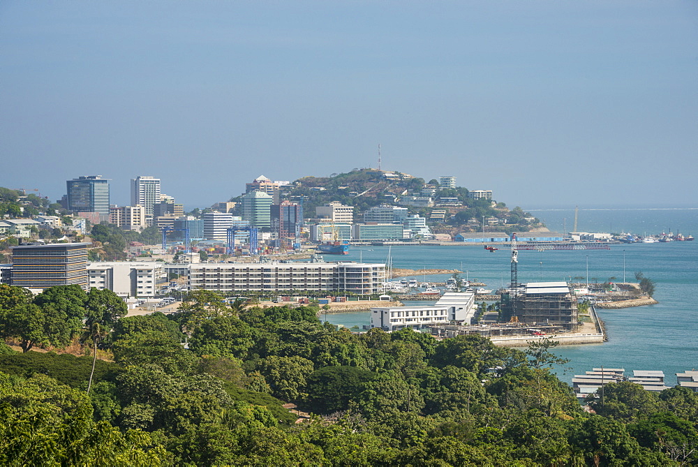 View over Port Moresby, Papua New Guinea, Pacific