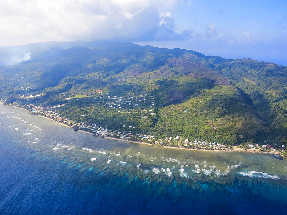 Aerial of Futuna, Wallis and Futuna, South Pacific, Pacific