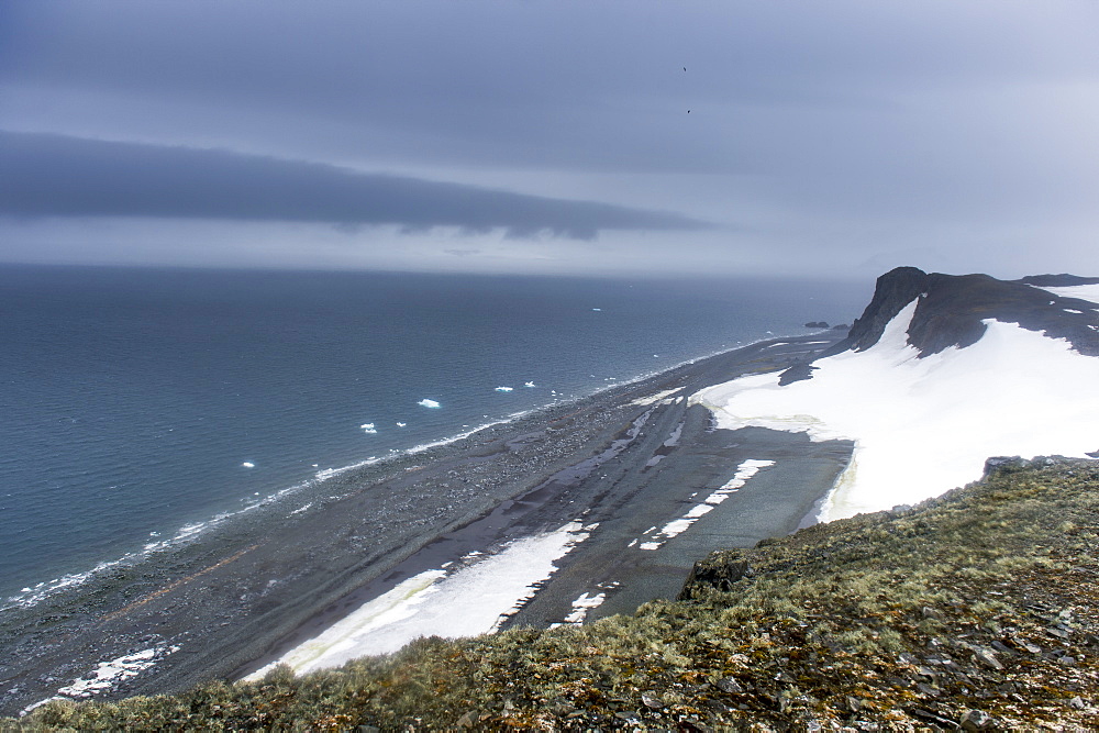 View over Half Moon Island, South Shetland Islands, Antarctica, Polar Regions