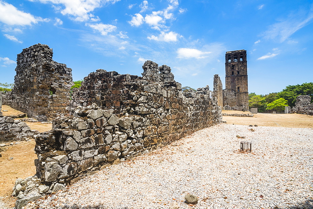 Panama Viejo, the remains of Old Panama, UNESCO World Heritage Site, Panama City, Panama, Central America