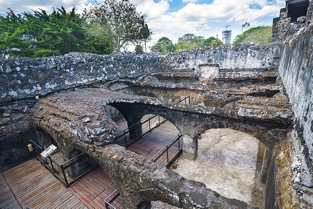 Panama Viejo, the remains of Old Panama, UNESCO World Heritage Site, Panama City, Panama, Central America