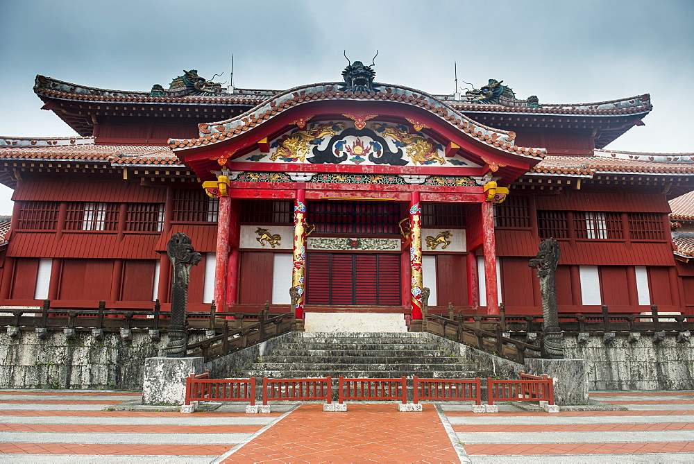 Shuri Castle, UNESCO World Heritage Site, Naha, Okinawa, Japan, Asia