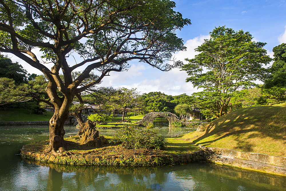 Shikinaen Garden (Shikina-en Garden), UNESCO World Heritage Site, Naha, Okinawa, Japan, Asia