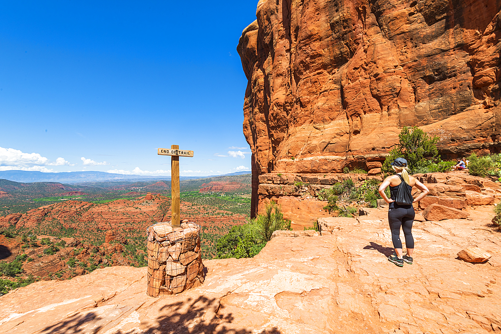 The Saddle of Cathedral Rock, Sedona, Arizona, United States of America, North America