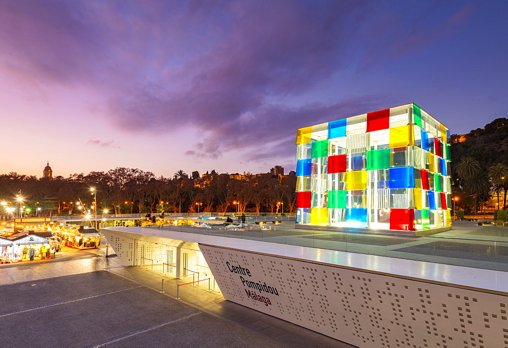 Centre Pompidou Museum, Malaga City, Costa Del Sol, Andalusia, Spain, Europe