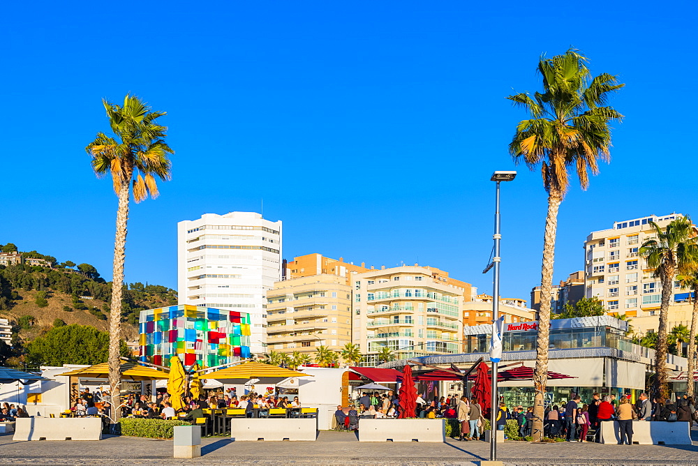 Centre Pompidou Museum, Malaga City, Costa Del Sol, Andalusia, Spain, Europe