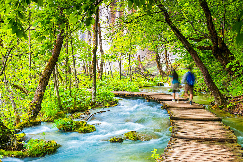 Plitvice Lakes National Park, UNESCO World Heritage Site, Croatia, Europe