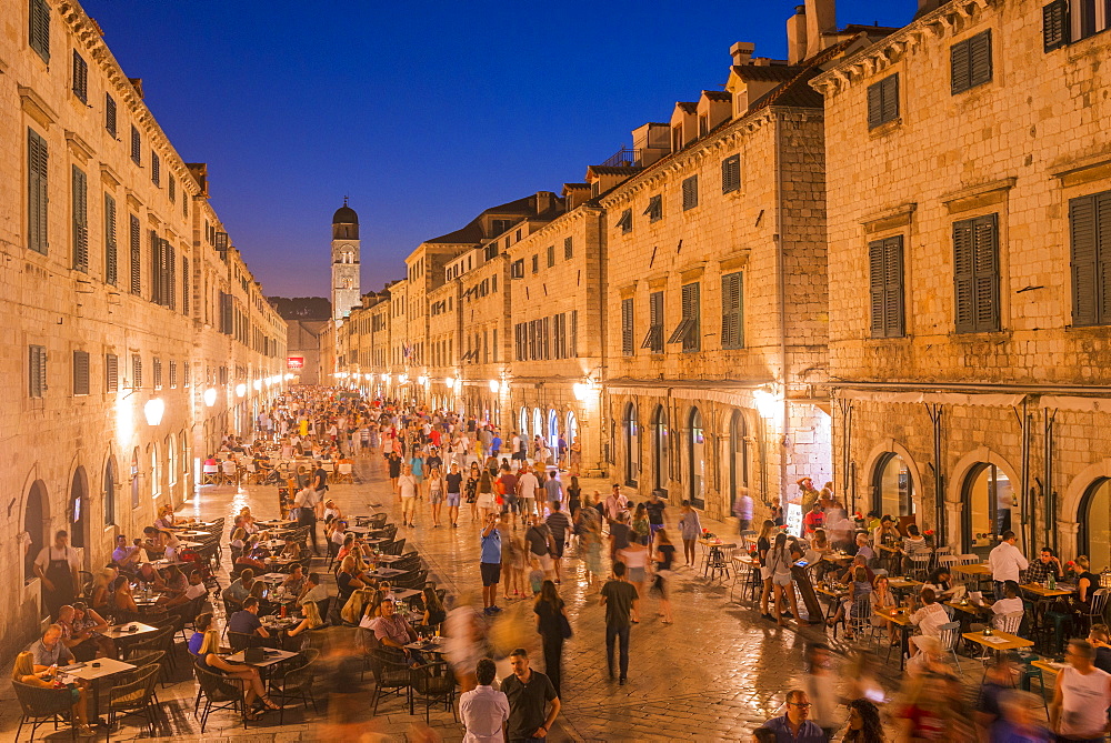 Evening in the old town, Dubrovnik, Croatia, Europe