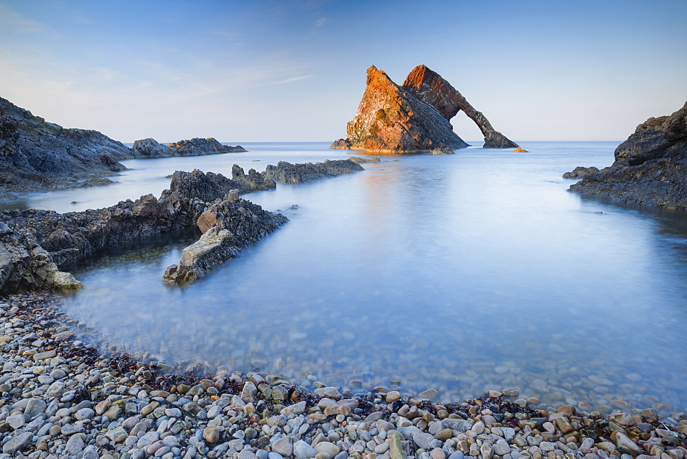 Bow Fiddle Rock, Moray Firth, Moray, Scotland, United Kingdom, Europe