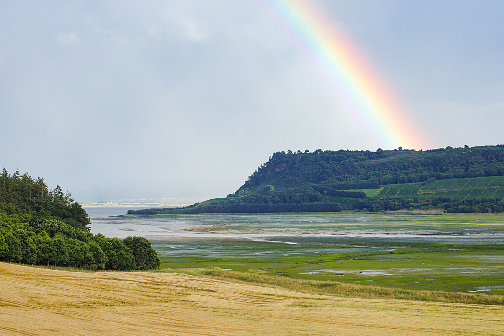 Rainbow over Black Isle, Scotland, United Kingdom, Europe