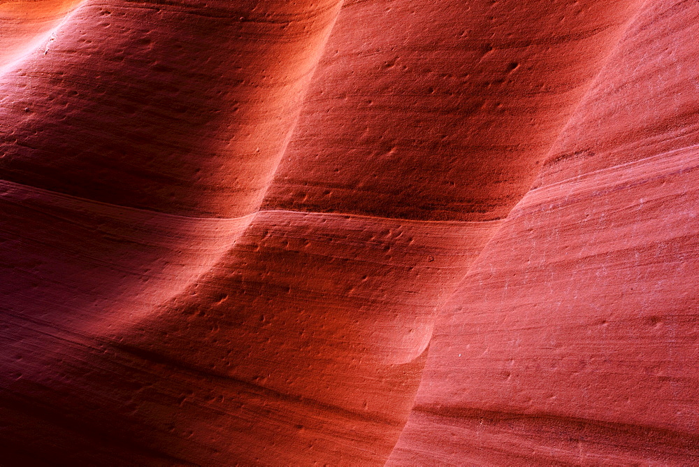 Antelope canyon, sandstone slot canyon formed by wind and water, lower antelope canyon, page, arizona, usa