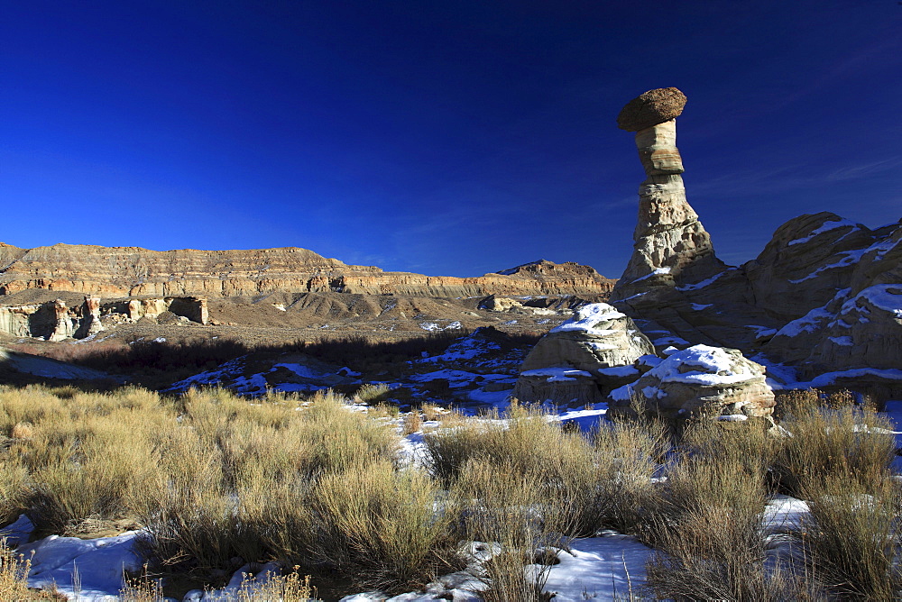 Wahweap hoodoos, white hoodoos, sand stone eroded, grand staircase escalante national monument, utah, usa