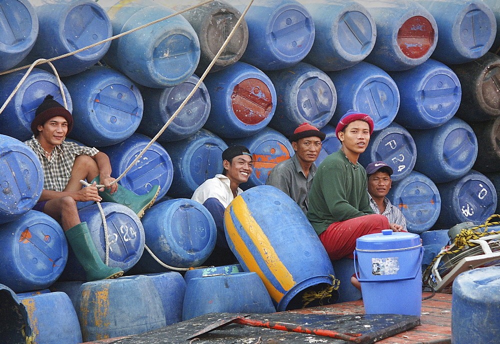 Thailand cambodian migrant fishermen, bangkok