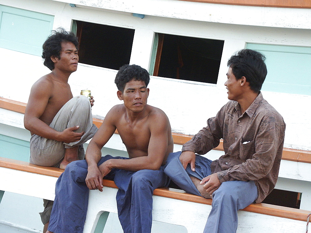 Thailand cambodian migrant fishermen, bangkok