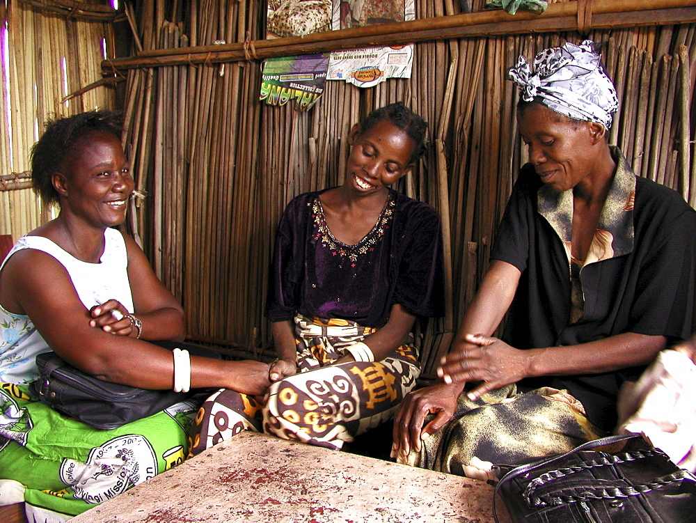 Zambia care givers visiting a woman who is hiv+, mongu