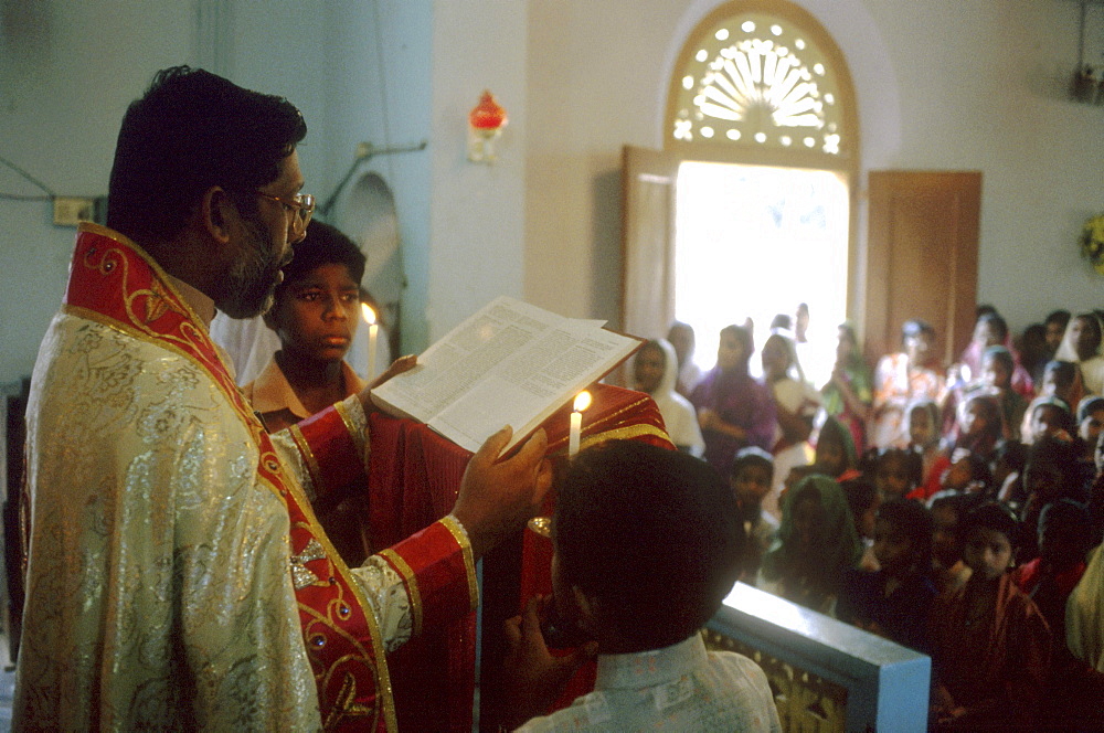 India - religion - christian syro-malankara catholic church, pinkulum, tamil nadu