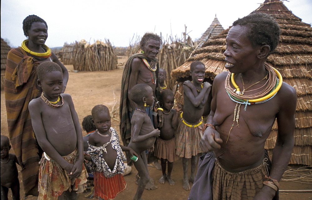 South sudan toposa village near narus