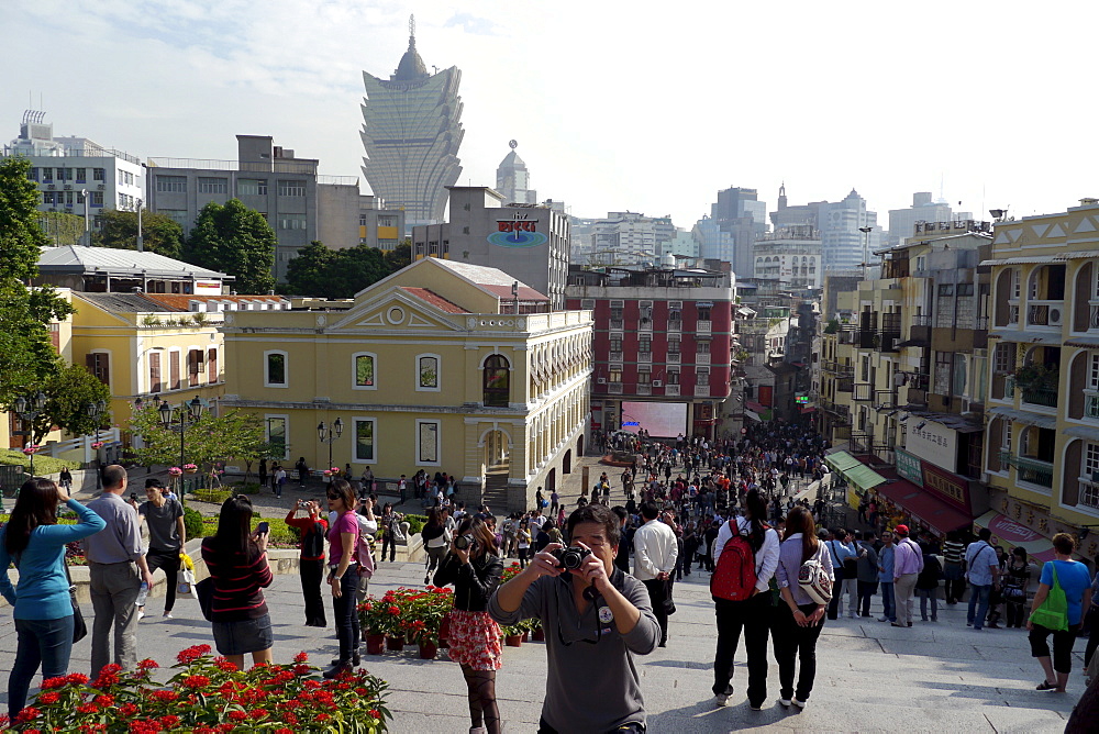 MACAU Macau street scenes showing old and new. photo by Sean Sprague