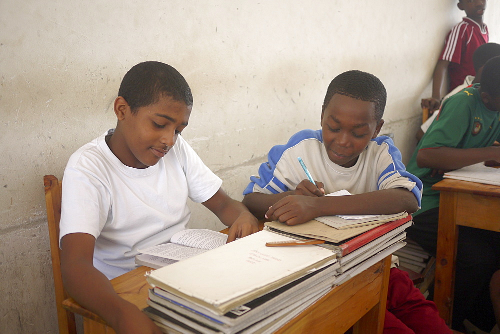 TANZANIA Saint Joseph's Millenium Secondary School, Dar es Salaam. photograph by Sean Sprague