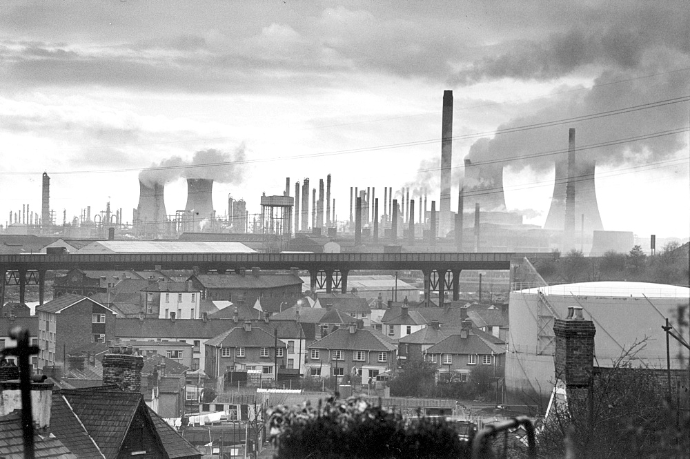 Environment industrial landscape. talbot, united kingdom