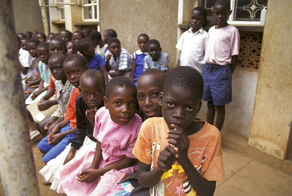 Uganda orphans at komwokya christian community centre, kampala.