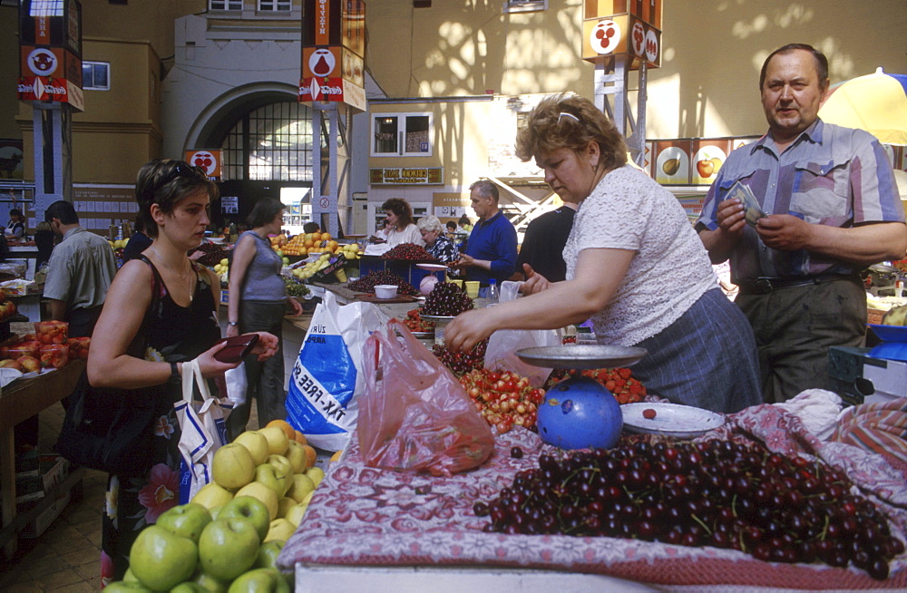 Bessarabsky market, ukraine.