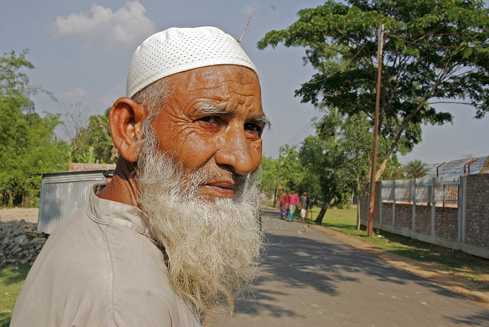 Bangladesh old moslem man, mymenisngh.