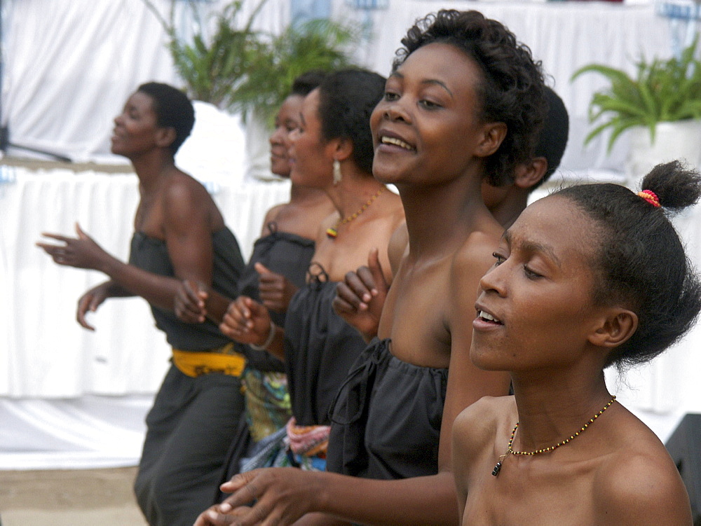 Dance performance at bugando hospital medical school, tanzania. Mwanza. - opening ceremony