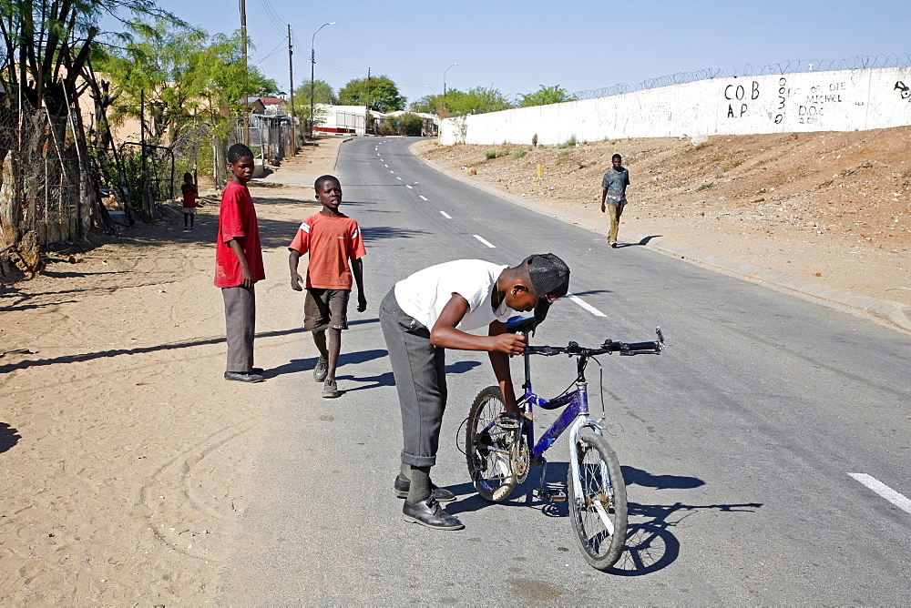 Namibia katatura, a black township of windhoek, dating from apartheid. Windhoe