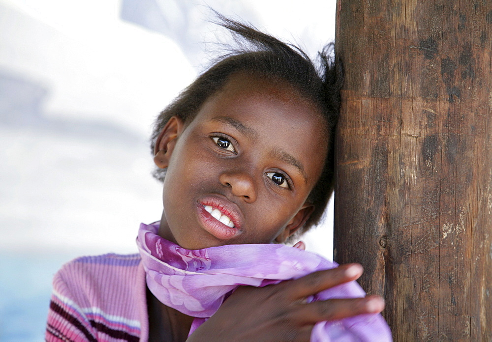 Namibia child at bernard nordkamp (youth) center, katatura, a black township of windhoek, dating from apartheid