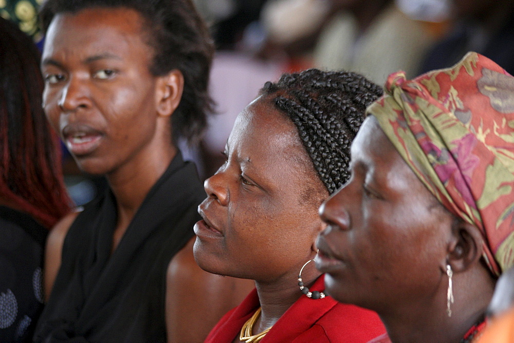 Namibia faces at a catholic church service at wanaheda parish, windhoe