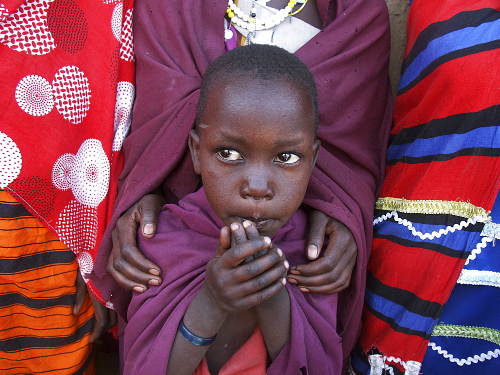 Masai child, tanzania. Arusha, moita village