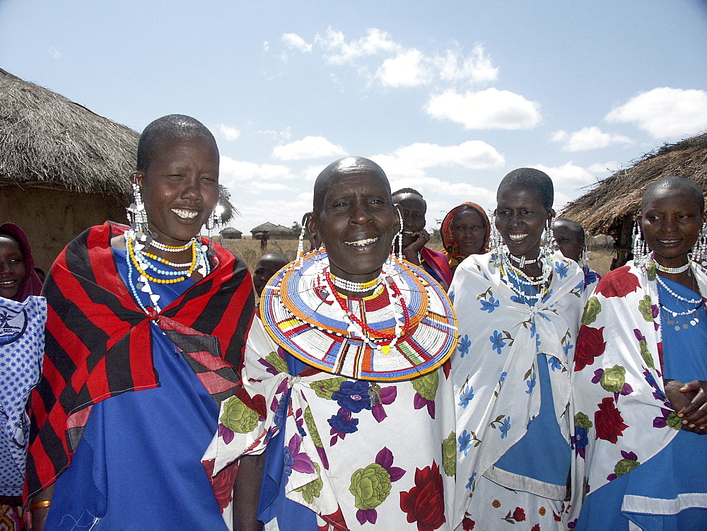 Masai women, tanzania. Arusha, moita village