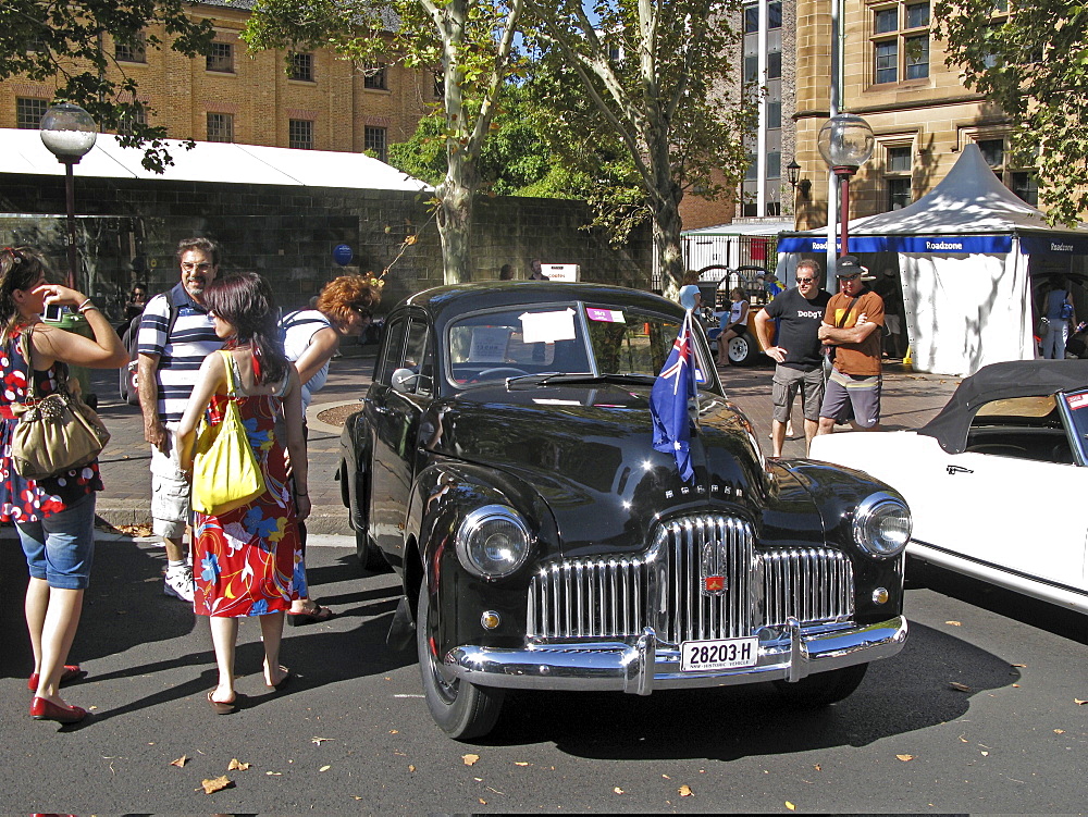 Australia. Old holden car, australia day, sydney