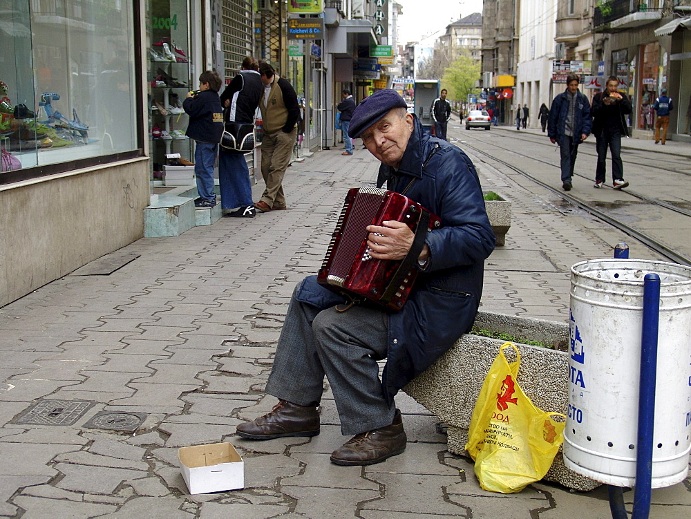 Street scene, bulgaria. Sofia